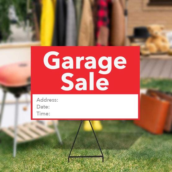 What is the purpose of yard signs?