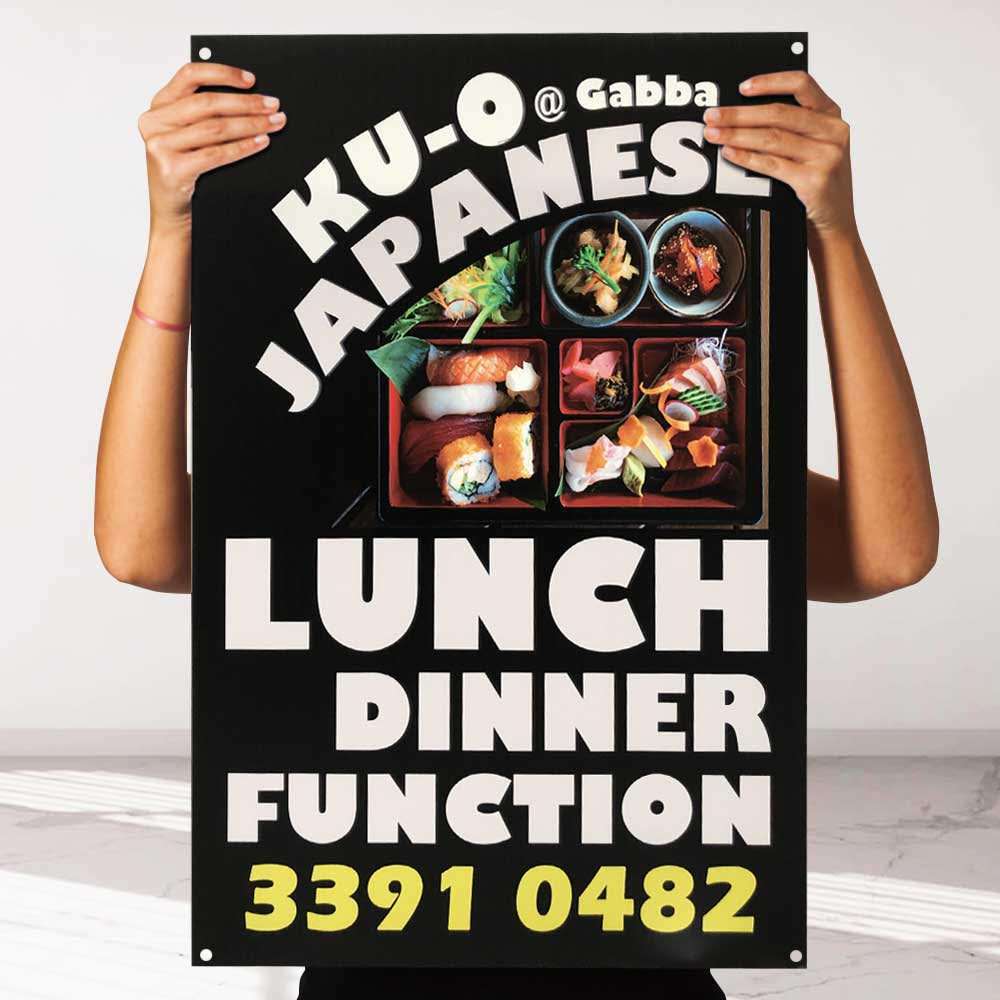 100 x Corflute Signs / Without eyelets / Single Sided (600mm W x 900mm H x 5mm) Pack Rigid Signs VividAds Print Room   