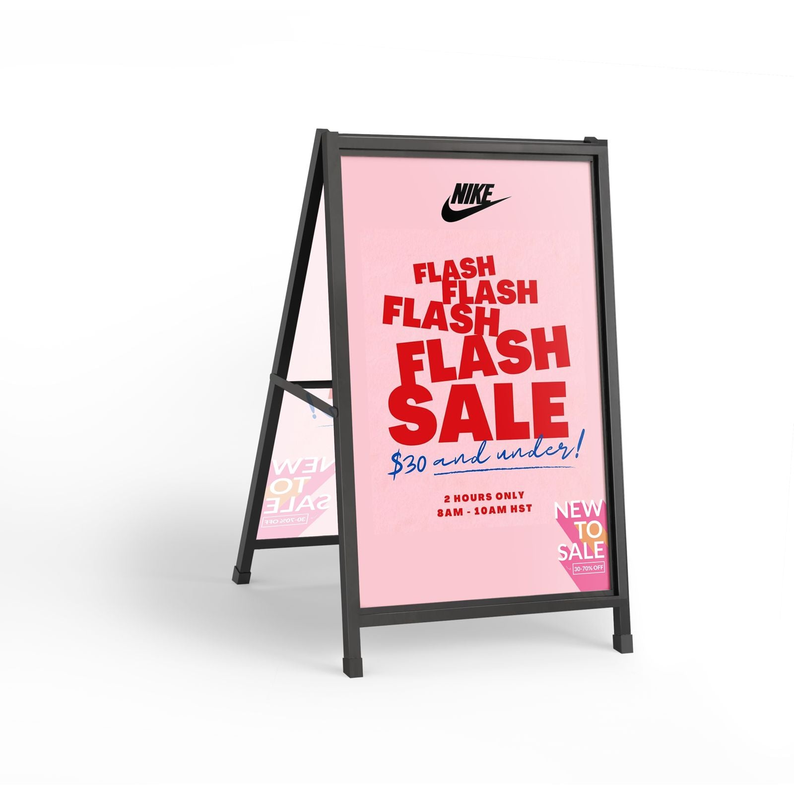 A Frame Signs A-Frame Signs Vivid Ads A-Frame Sign (Hardware) - SALE! Two Printed Signs (Single Sided) 600mm W x 900mm H (5mm) - Large