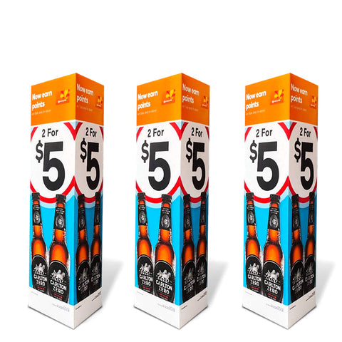 Bollard Cover Signs Bollard Signs Vivid Ads Triangle (270mm W x 800mm H - each side) Printed Three Face Sides (Triangle) 5mm - Corrugated Plastic