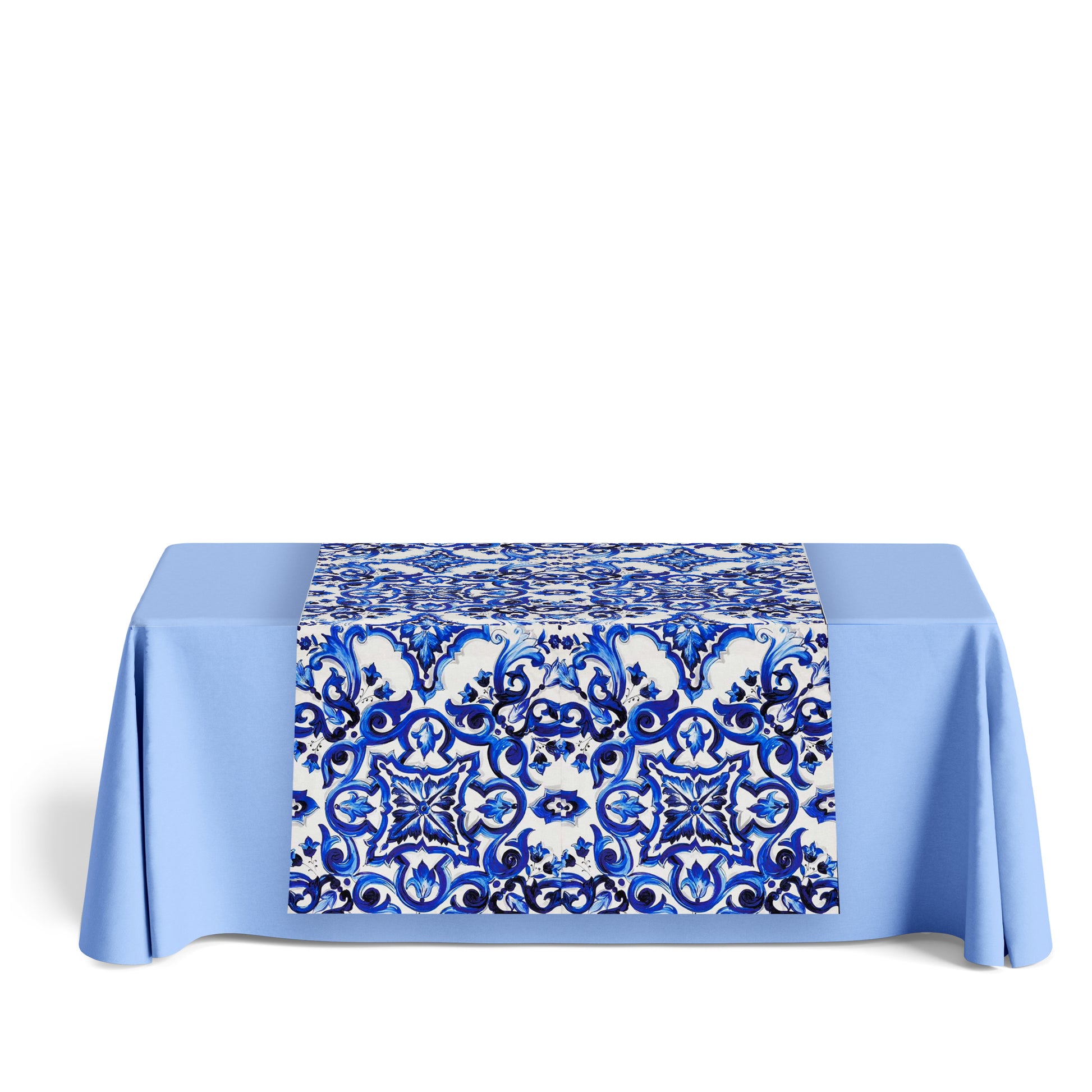 Table Runners Table Throws Vivid Ads 1524mm W x 2006mm H Single Sided Hemmed Edges