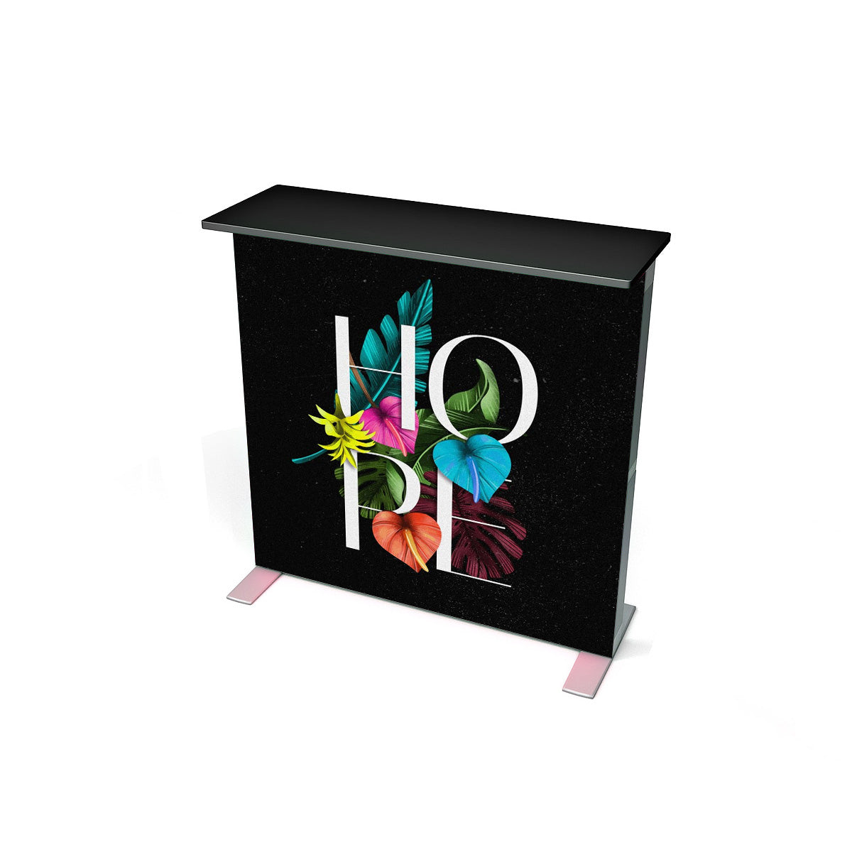 Pop Up SEG Counters Backlit Displays Vivid Ads