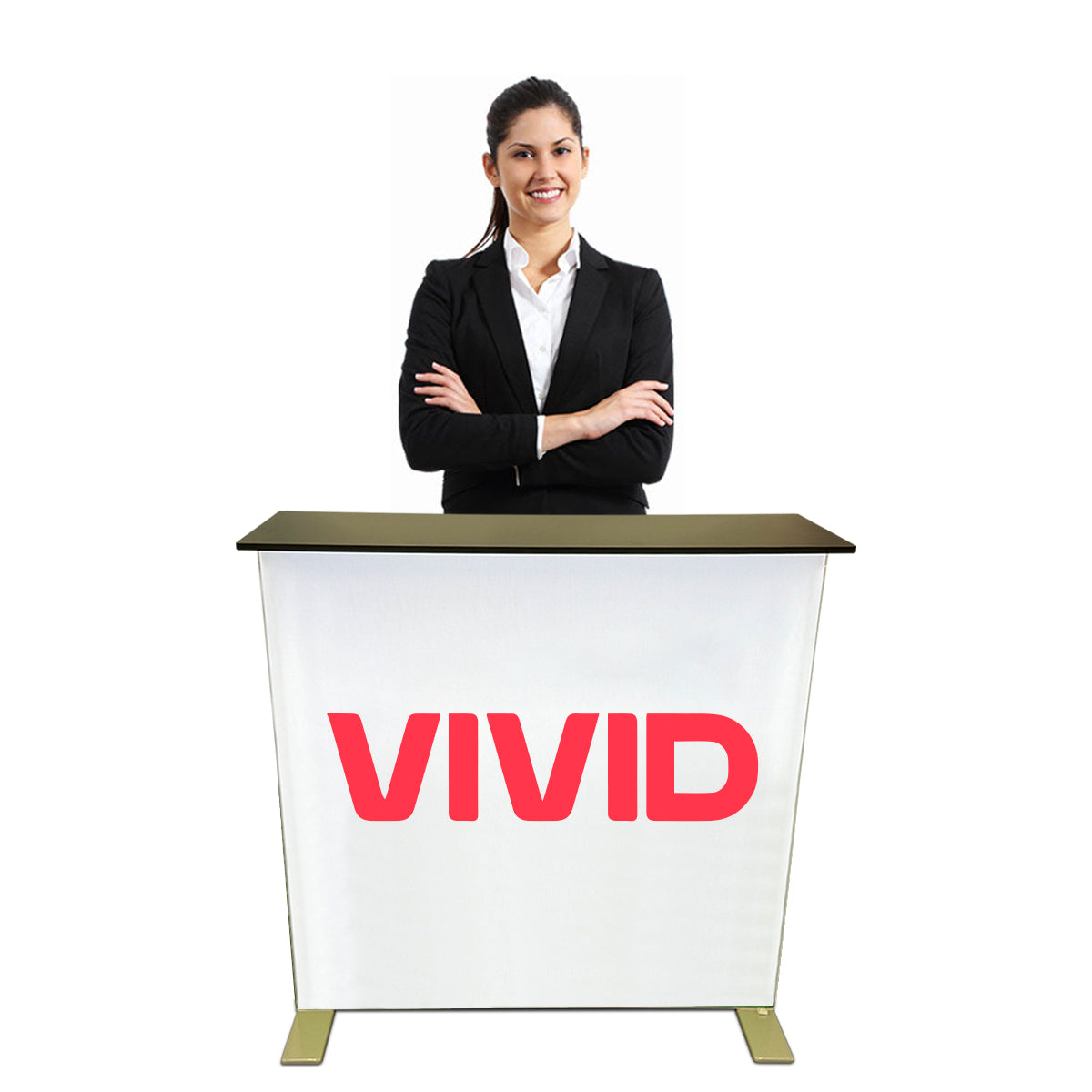 Pop Up SEG Counters Backlit Displays Vivid Ads