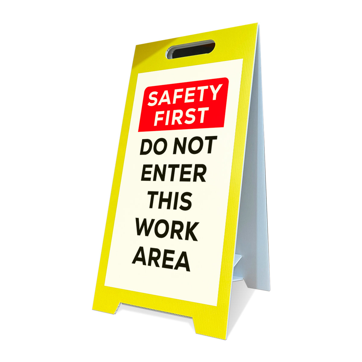 Safety A-Frame Floor Signs Bollard Signs Vivid Ads