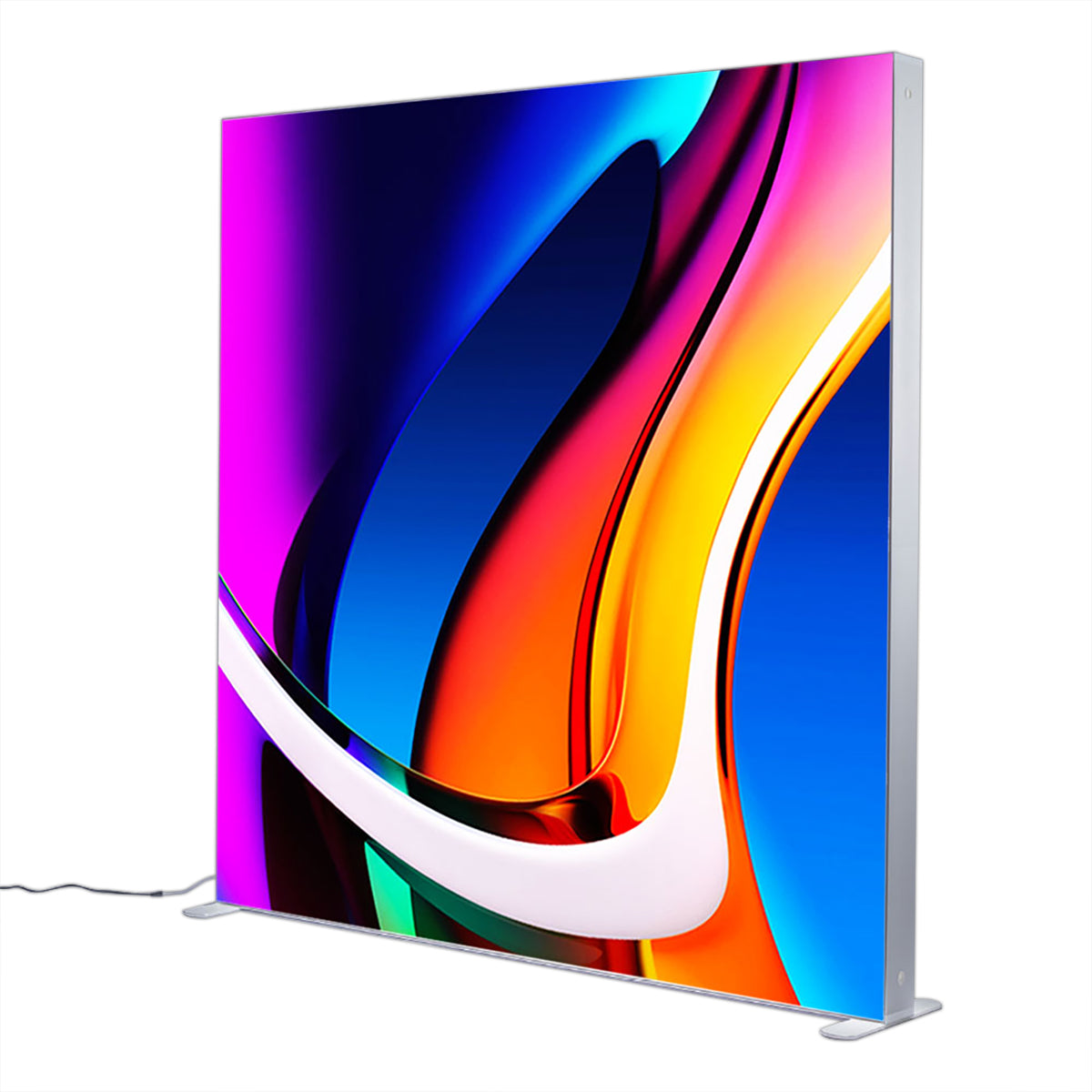 SEG Light Box Displays Backlit Displays Vivid Ads Frame + Fabric + Carry Bags 2000mm W x 2400mm H Single-Sided Print (Backside White)