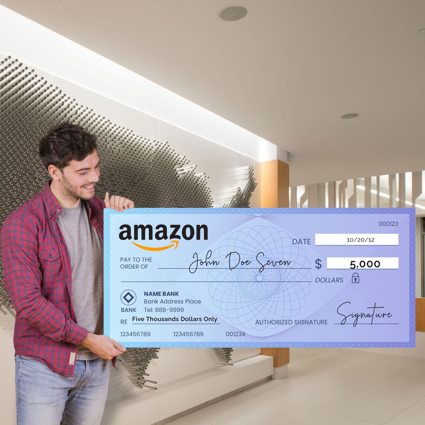 Giant Novelty Cheques Rigid Signs Vivid Ads