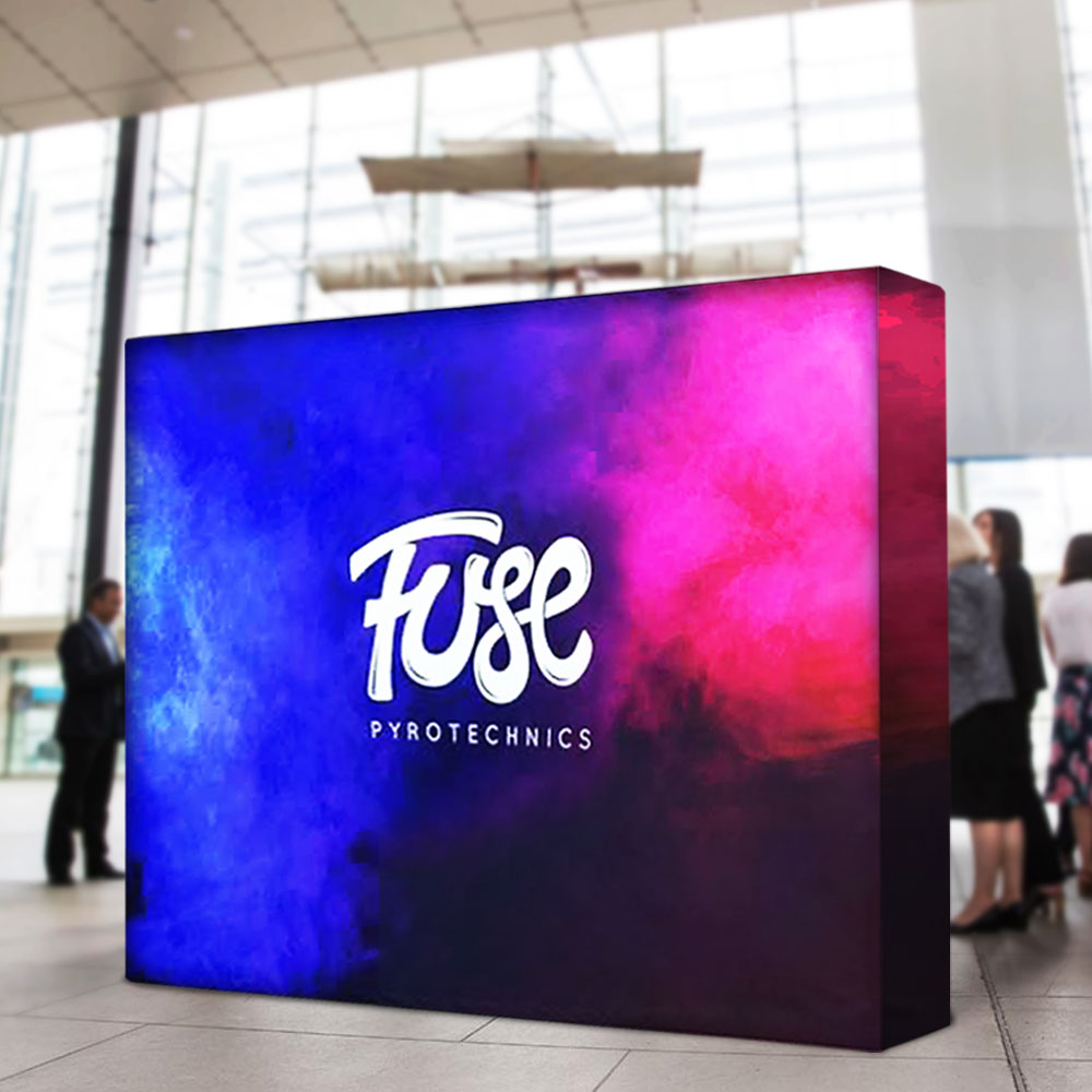 Pop Up Display Stretch Fabric Wall Stretch Fabric Displays Vivid Ads