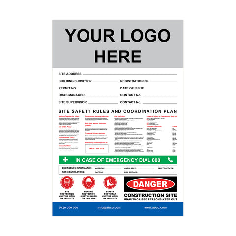 Construction Site Safety Signs Rigid Signs Vivid Ads