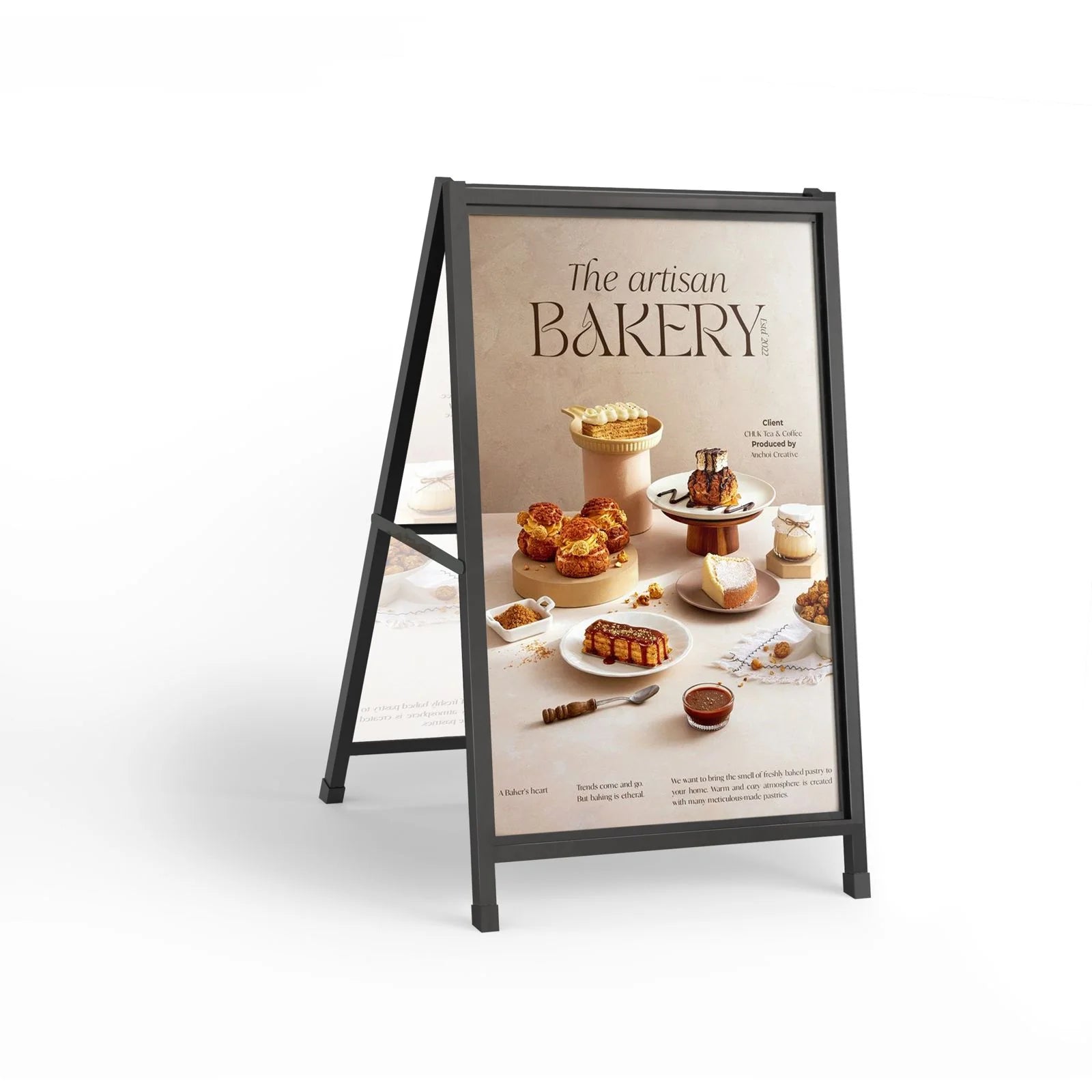 A Frame Signs A-Frame Signs Vivid Ads A-Frame Sign (Hardware) - SALE! Two Printed Signs (Single Sided) 600mm W x 450mm H (5mm) - Small