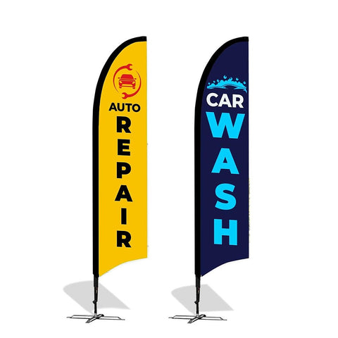 Bow Flags Promotional Flags Vivid Ads