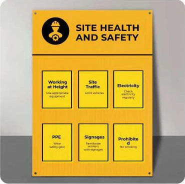 Plastic Flute Board Signs Rigid Signs Vivid Ads 600mm W x 450mm H (5mm) Single-Sided No eyelets