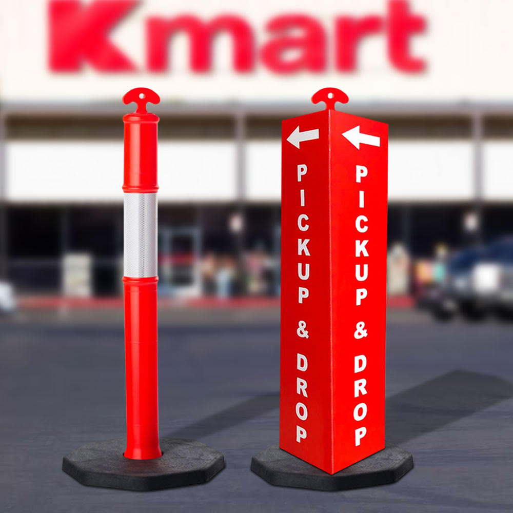 No Parking Bollard Signs Bollard Signs Vivid Ads