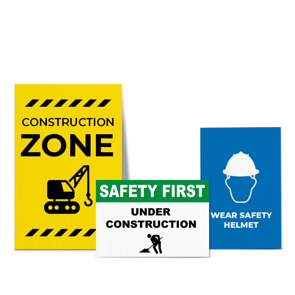 Construction Safety Signs Rigid Signs VividAds.com.au   