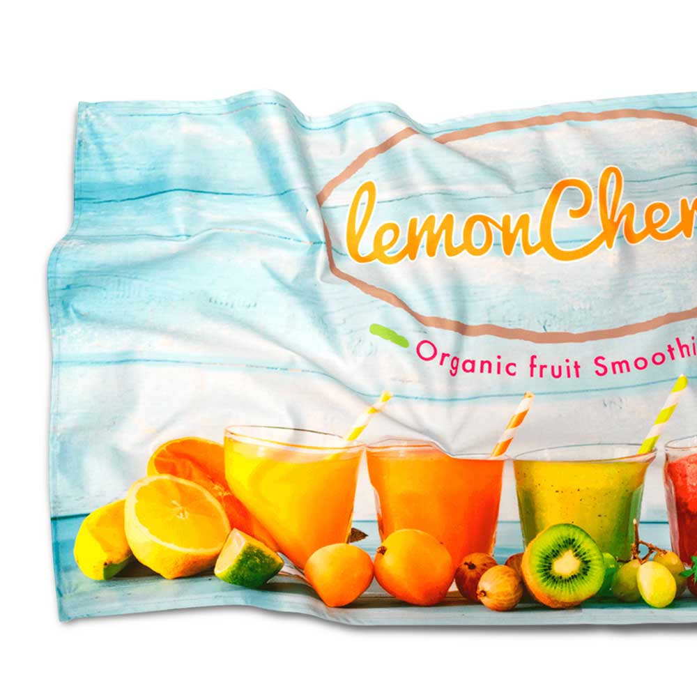 Custom Fabric Banners Fabric Banner Vivid Ads 1000mm W x 600mm H (Horizontal) Premium Polyester Fabric (250gsm) Hemmed Edges Only