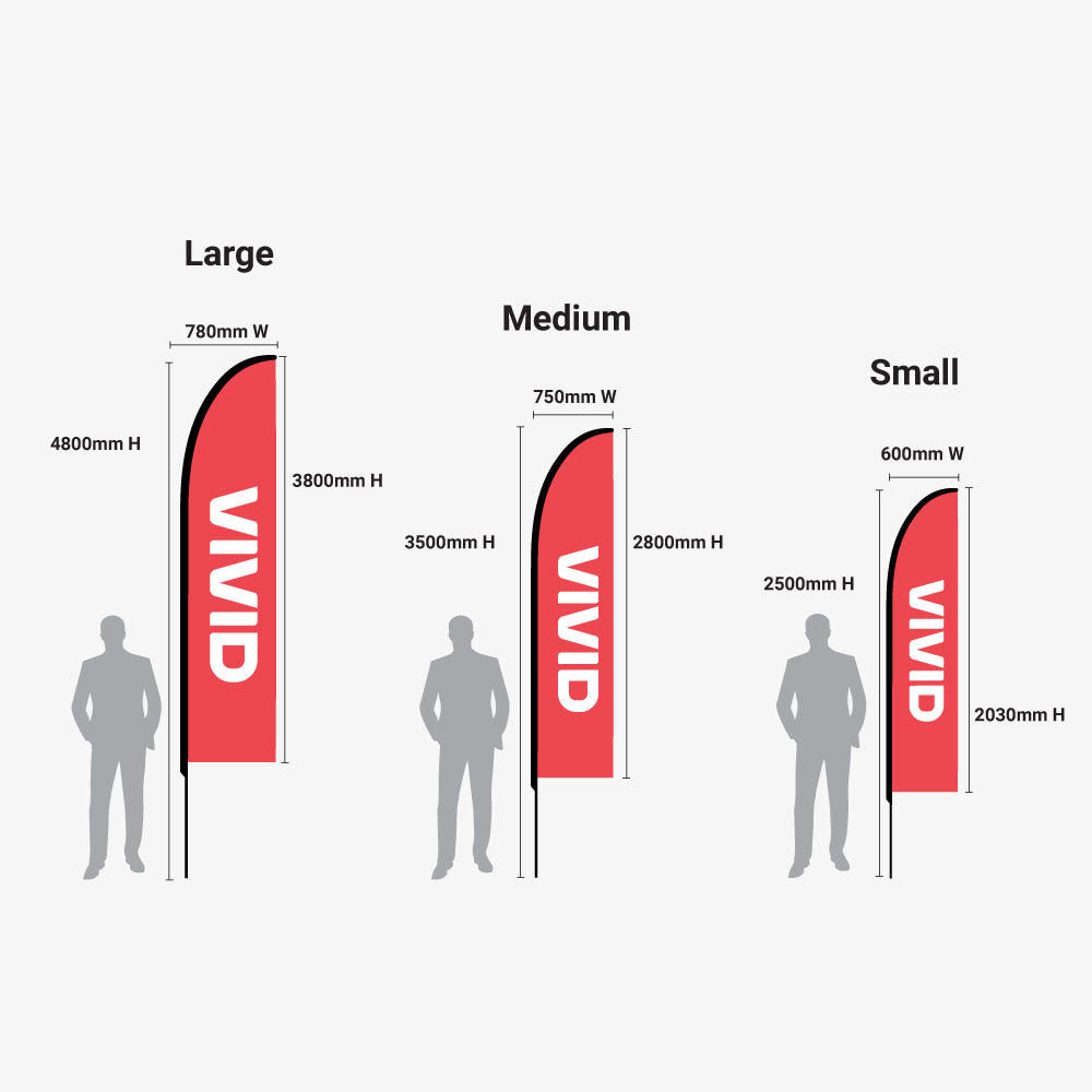 Feather Flags Promotional Flags Vivid Ads
