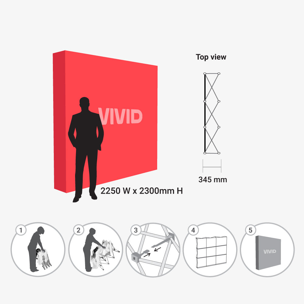 RP Skin - Pop Up Stretch Fabric Walls Stretch Fabric Displays Vivid Ads