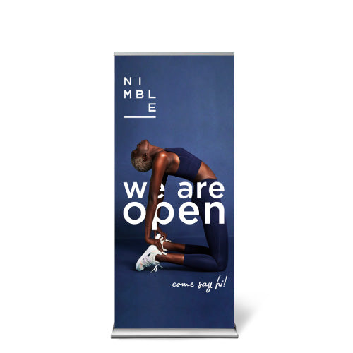 Premium Pull Up Banners Pull Up Banners Vivid Ads Frame + Graphic + Carry Bag 850mm W x 2050mm H Single-Sided (Premium Quality - HD)