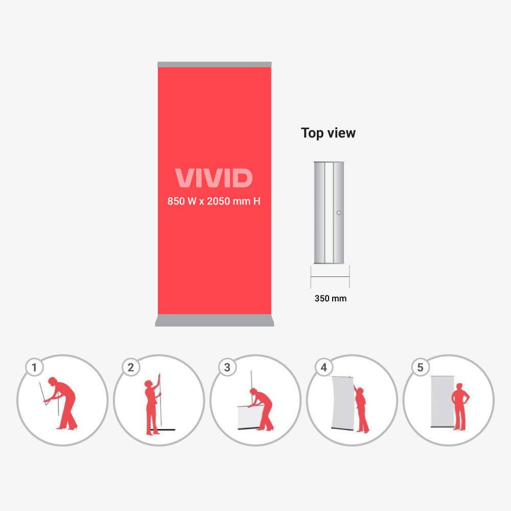 Premium Pull Up Banners Pull Up Banners Vivid Ads