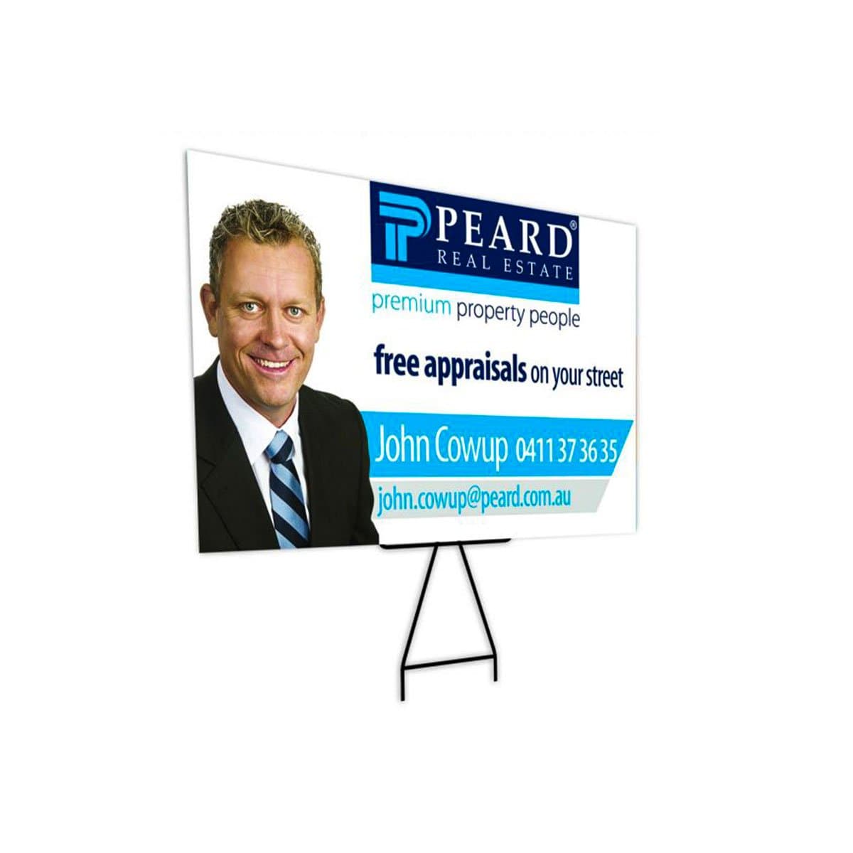 HW Frame - Pointer Sign Stakes OPEN HOUSE SIGNS Vivid Ads