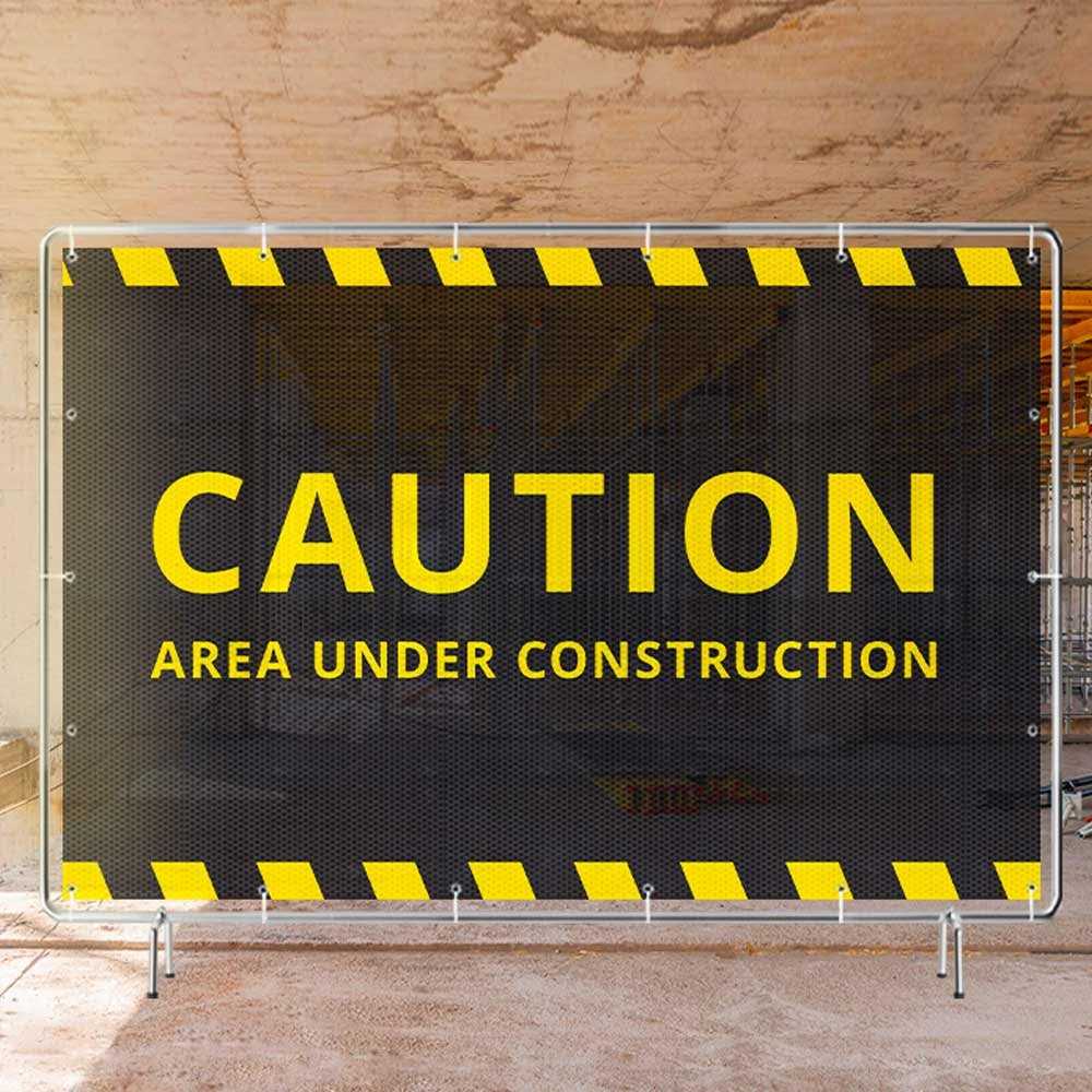 Mesh Fence Banners Fence Banners Vivid Ads 2400mm W x 1600mm H 12x12 Mesh Panels Welded Edges And Eyelets
