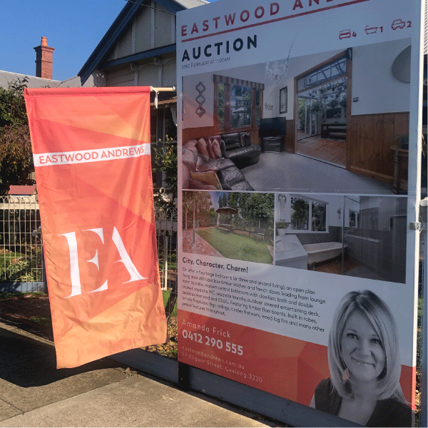 What are sign board flags for real estate?