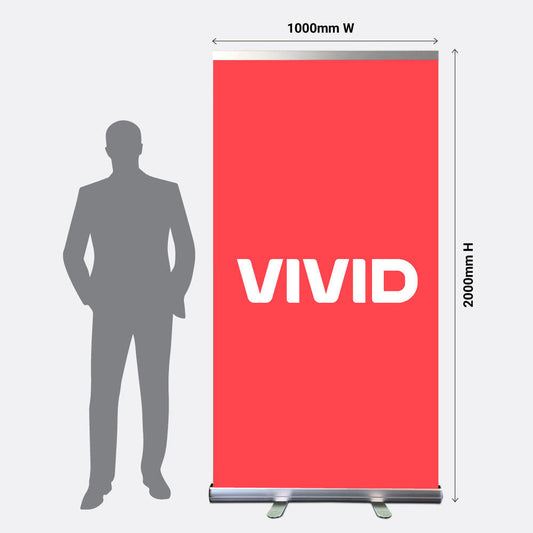 Popular sizes of Pull up Banners
