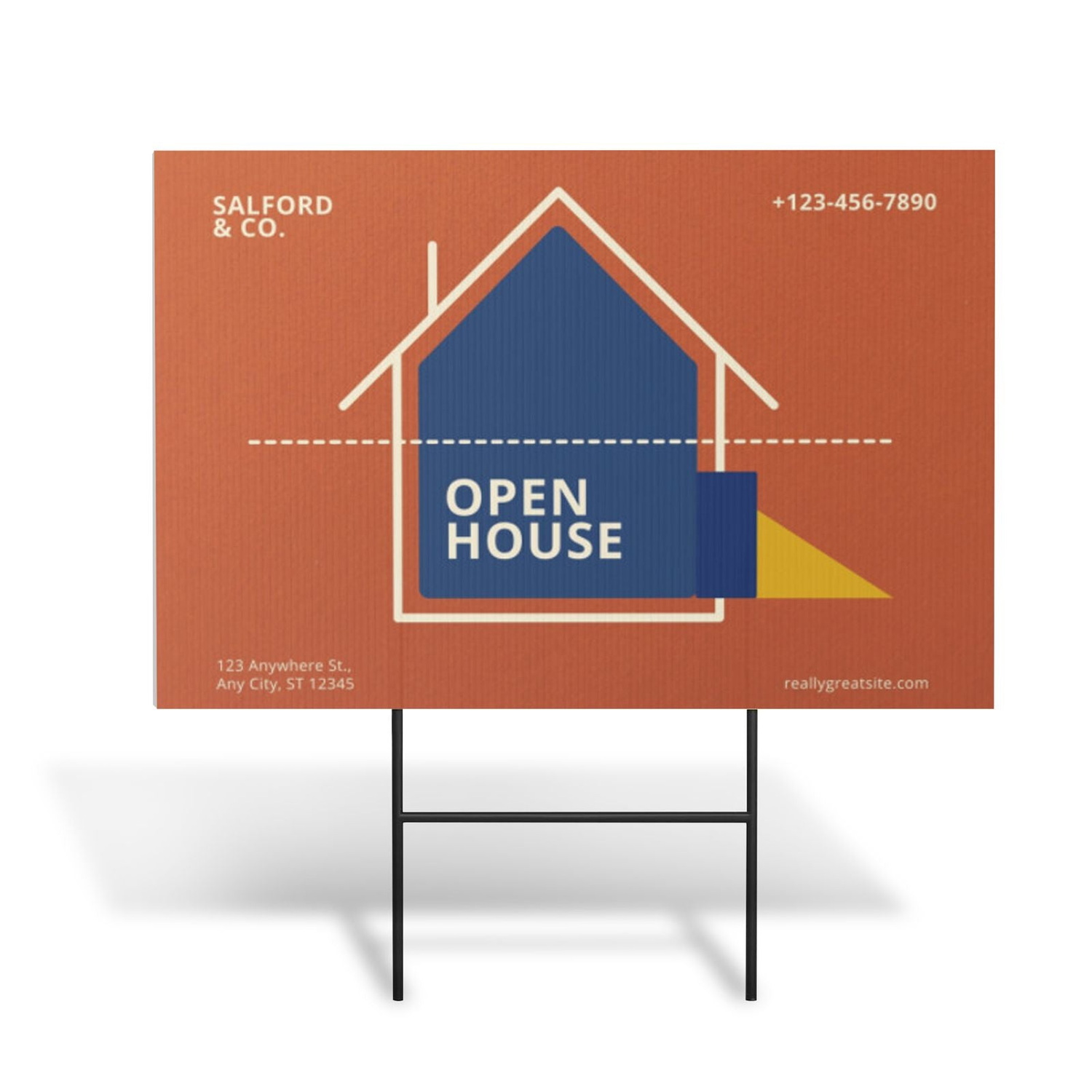 Real Estate Corrugated Plastic Signs
