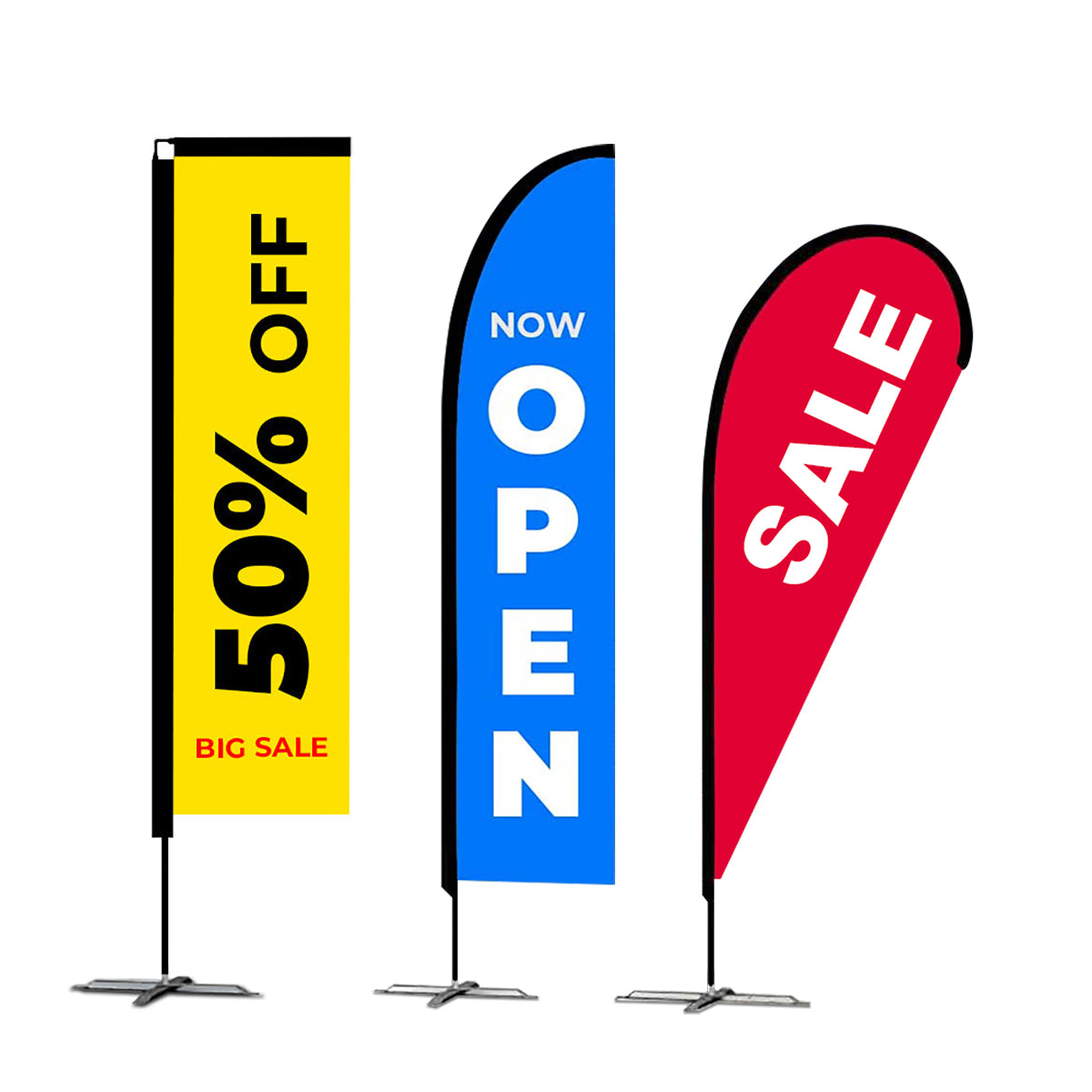 RP Skin - Flags Promotional Flags Vivid Ads Teardrop Flag Small Single-sided (Mirror reverse image visible on back)