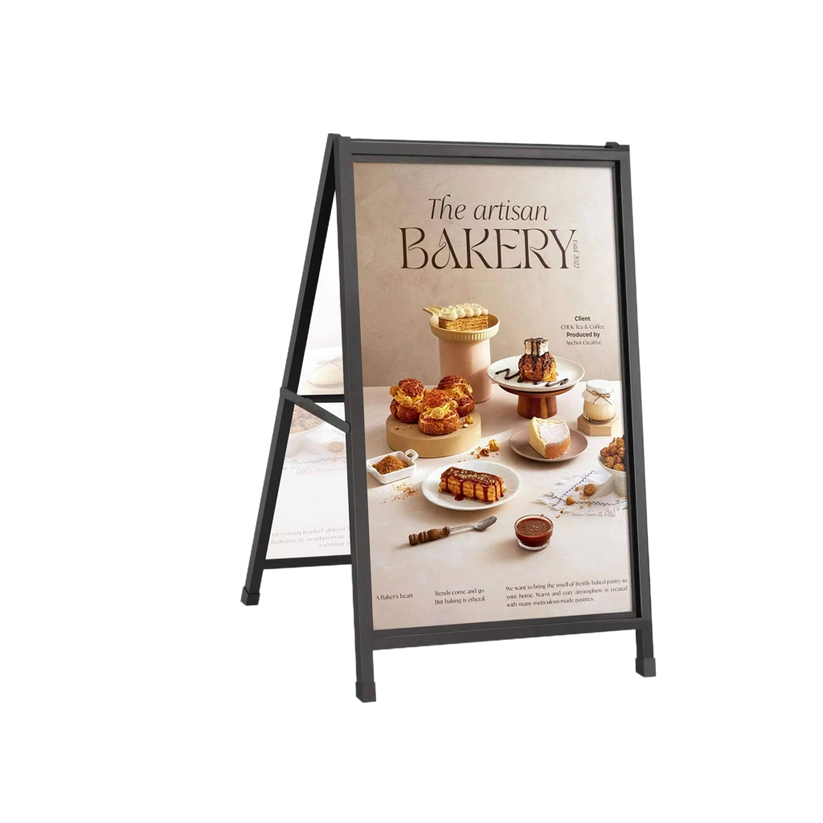 A-Frame Signs — Double-Sided Footpath Signs, 24hr Print