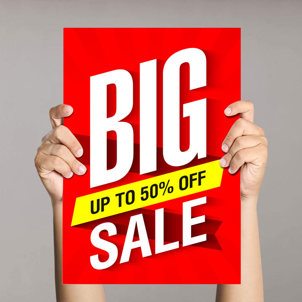 Custom Poster Printing Deals Posters VividAds Print Room 20 x A2 Posters (420mm W x 594mm H) 200gsm Synthetic Paper ( Indoor / Outdoor Short Term ) 