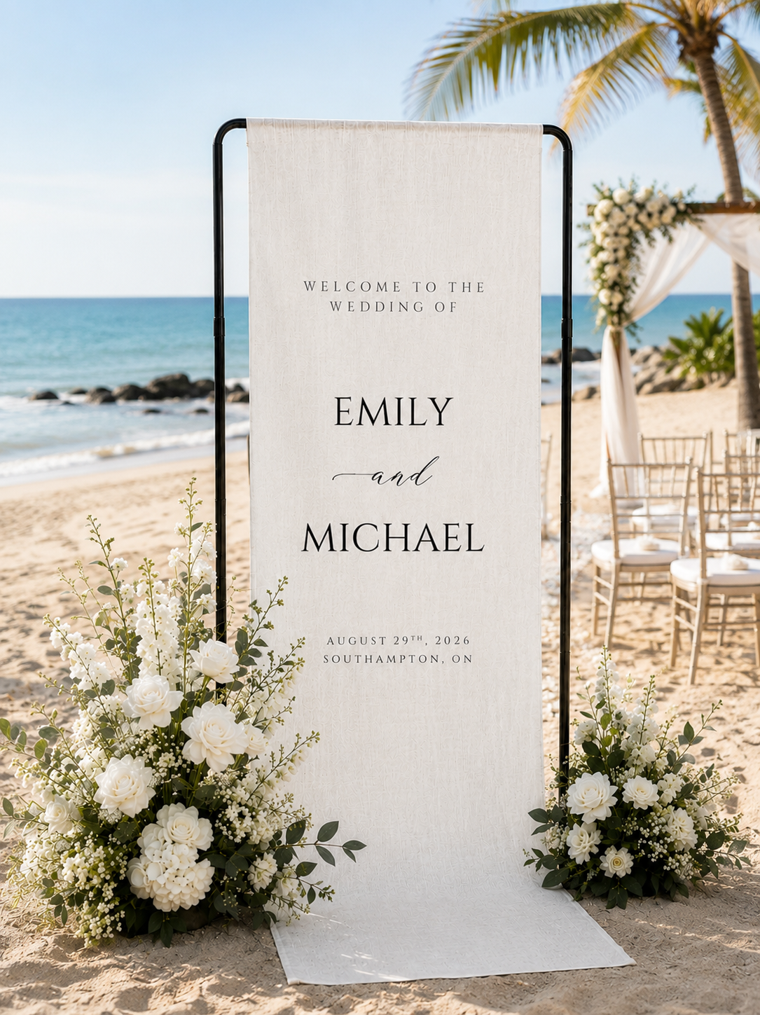Custom Banner for Weddings