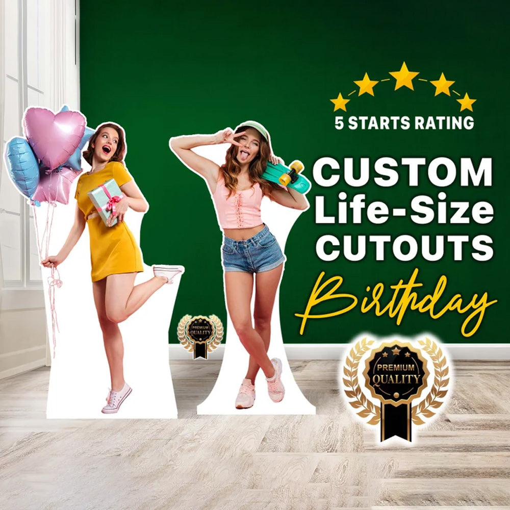 Life Size Cutouts / Standees Standees Vivid Ads 450mm x 600mm H Single Sided 5mm (Corflute Sheet)