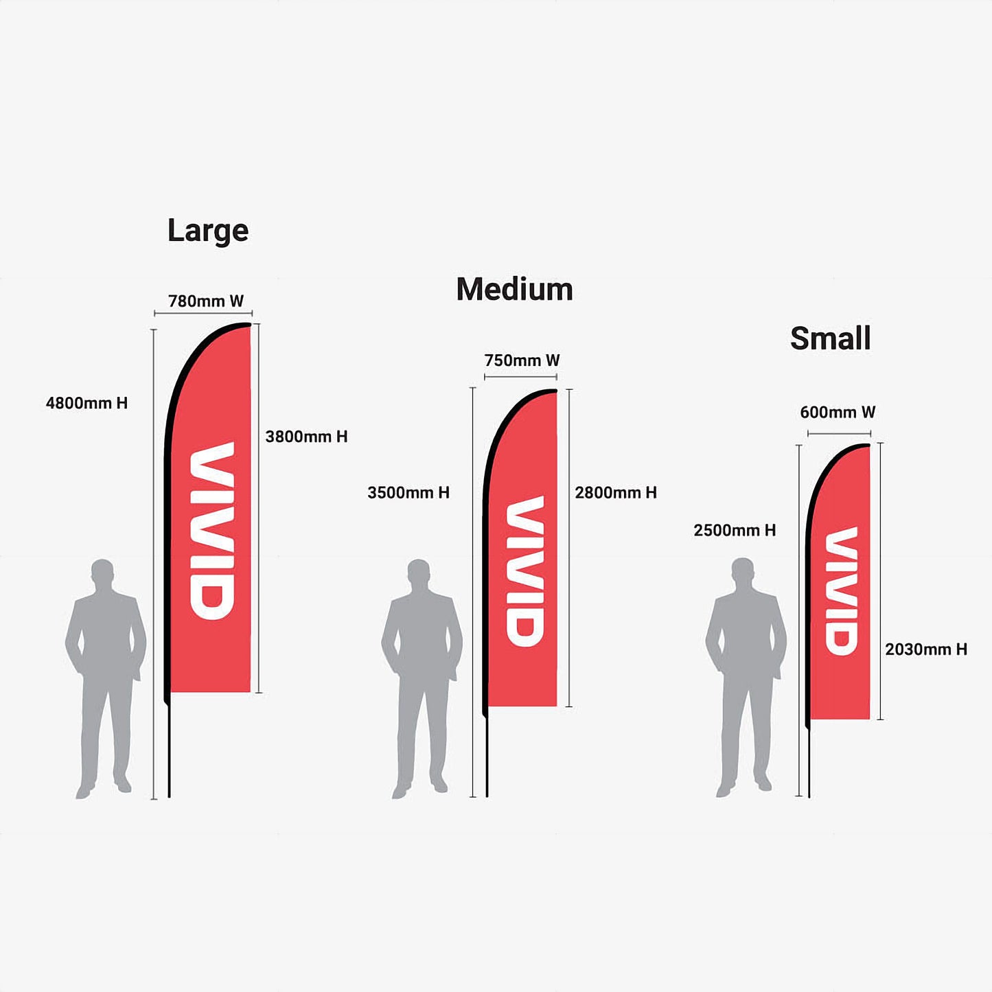 Feather Flags Promotional Flags Vivid Ads