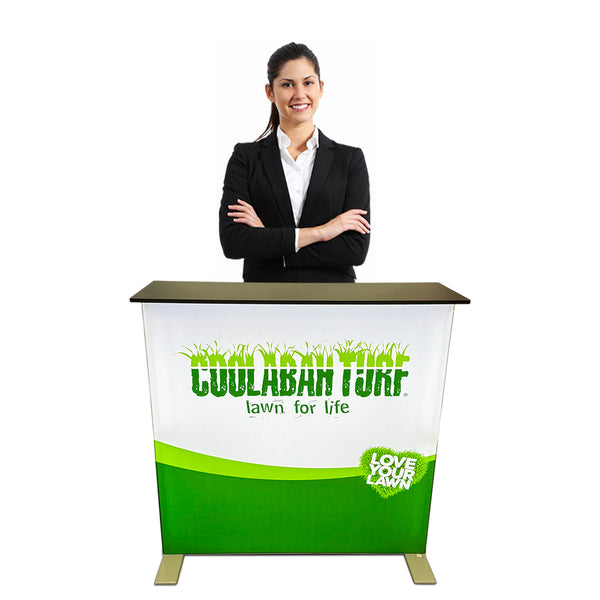 RP Skin - Pop Up SEG Counter Promotional Counters Vivid Ads Replacement Fabric Only Fabric Graphics (Double Sided) 1000mm W x 1000mm H