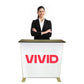 Pop Up SEG Counters Backlit Displays Vivid Ads