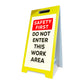 Safety A-Frame Floor Signs Bollard Signs Vivid Ads