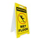 Safety A-Frame Floor Signs Bollard Signs Vivid Ads 300mm W x 600mm H Printed Double Sided (Custom Design) 5mm - Corrugated Plastic