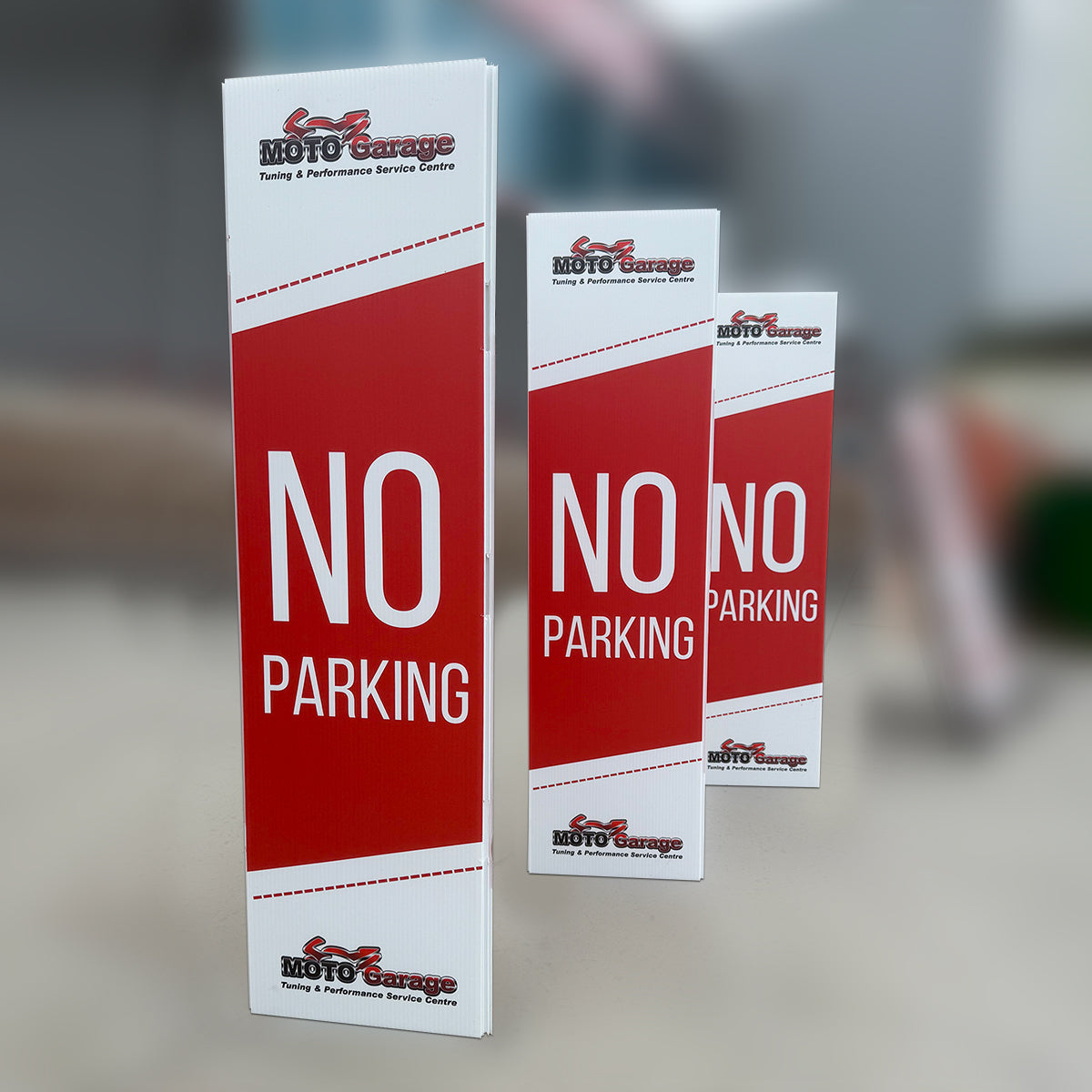 No Parking Bollard Signs Bollard Signs Vivid Ads