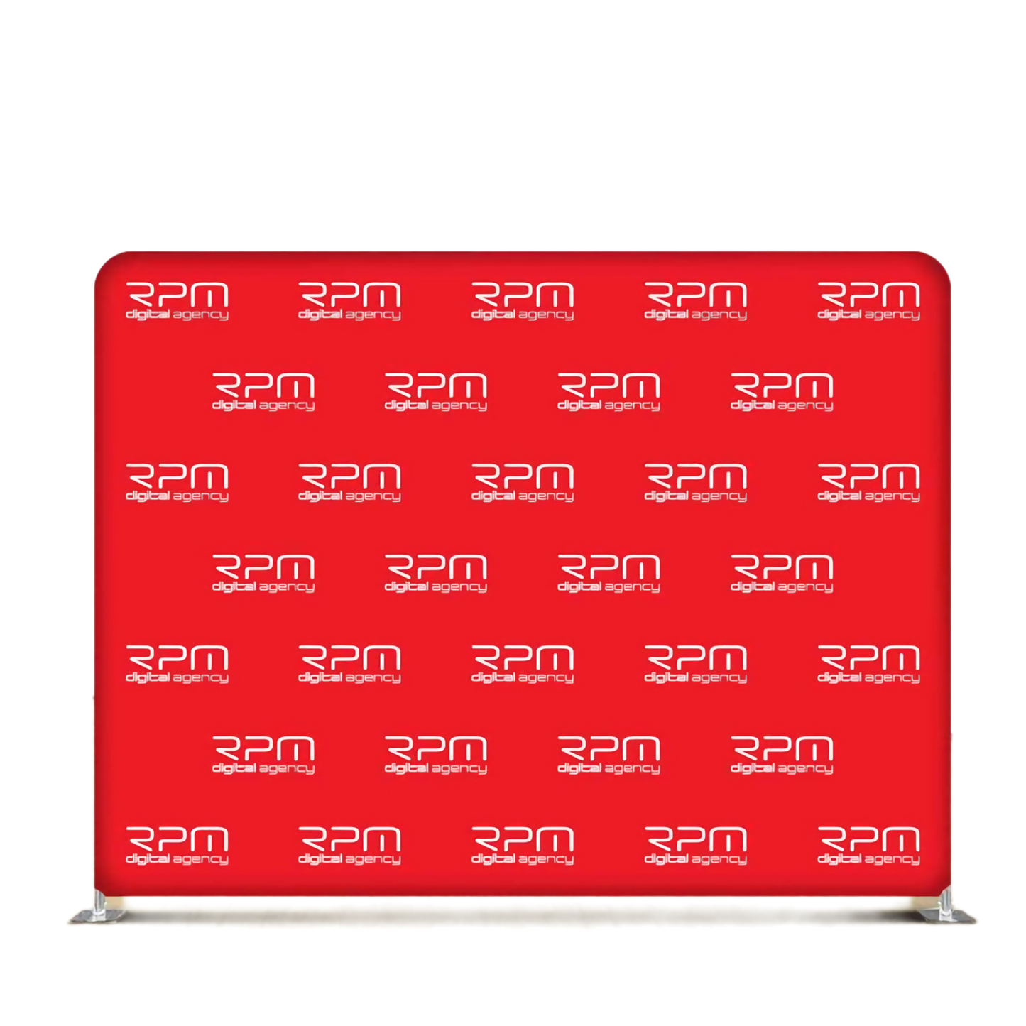 Straight Stretch Fabric Walls Slimline Displays Vivid Ads