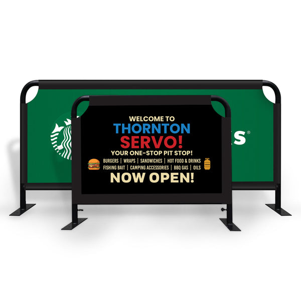 HW Frame - Cafe Barriers Cafe Barriers Vivid Ads