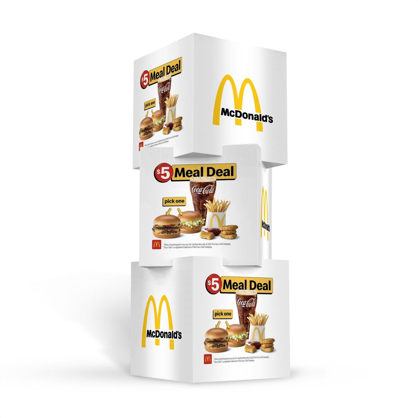 Stackable Cubes Stackable Corflute Cubes Vivid Ads