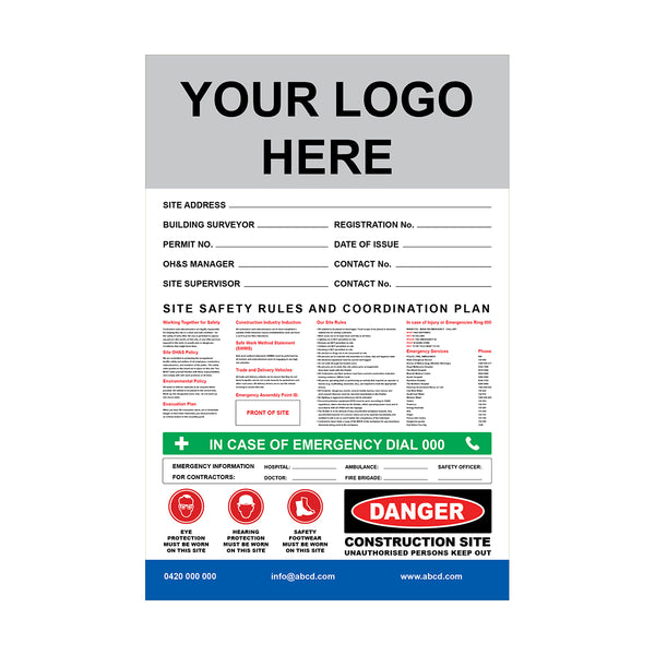 Construction Site Safety Signs Rigid Signs Vivid Ads