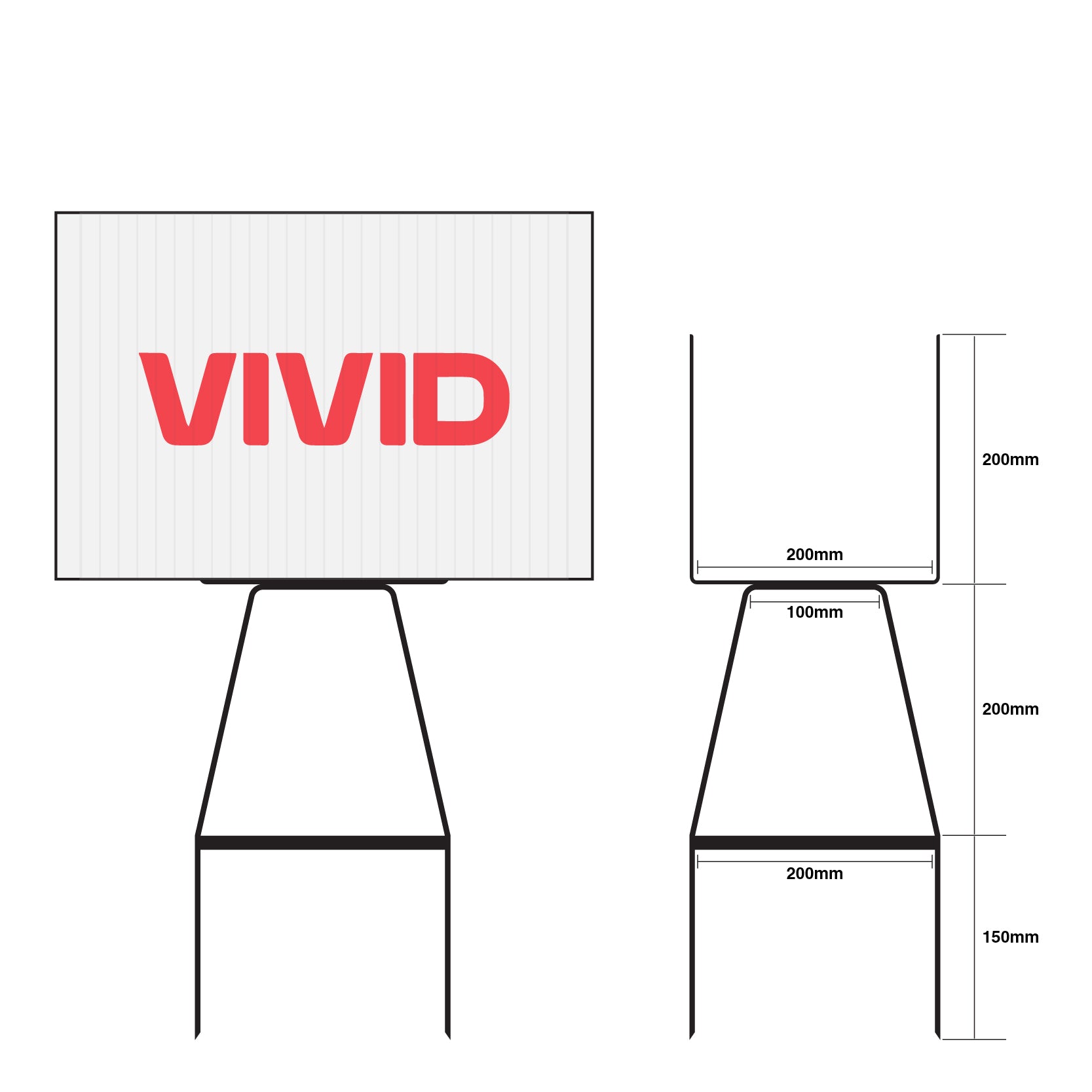 RP Skin - Printed Directional Signs OPEN HOUSE SIGNS Vivid Ads