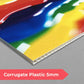 4 x Corflute Signs / With eyelets / Single Sided (800mm W x 1200mm H x 5mm) Rigid Signs VividAds Print Room   