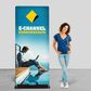 Fabric Banner Stands Pull Up Banners Vivid Ads