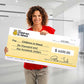 Giant Novelty Cheques Rigid Signs Vivid Ads