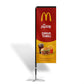Rectangle promotional flag