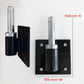 Wall mount base for teardrop flag