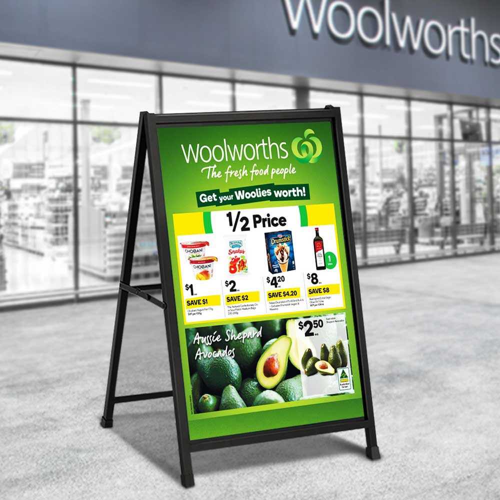 Plastic A-Frame Board Signs | Sandwich Board Signage