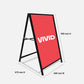A-Frame Sign (FRAME ONLY) Sidewalk & Yard Signs VividAds.com.au   